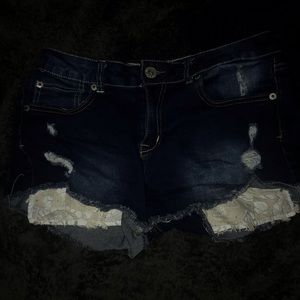 Cute Jean shorts perfect for the spring and summer